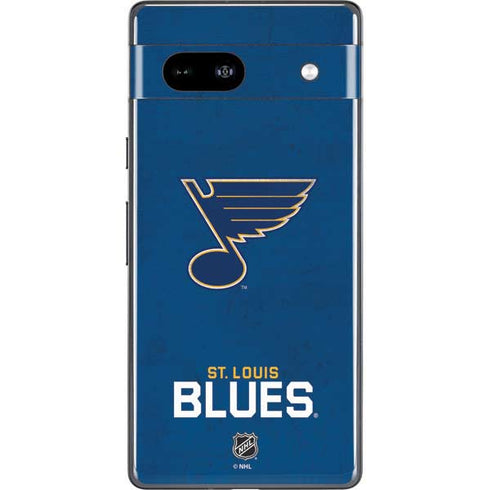 NHL St. Louis Blues Distressed Google Pixel 7a Skin